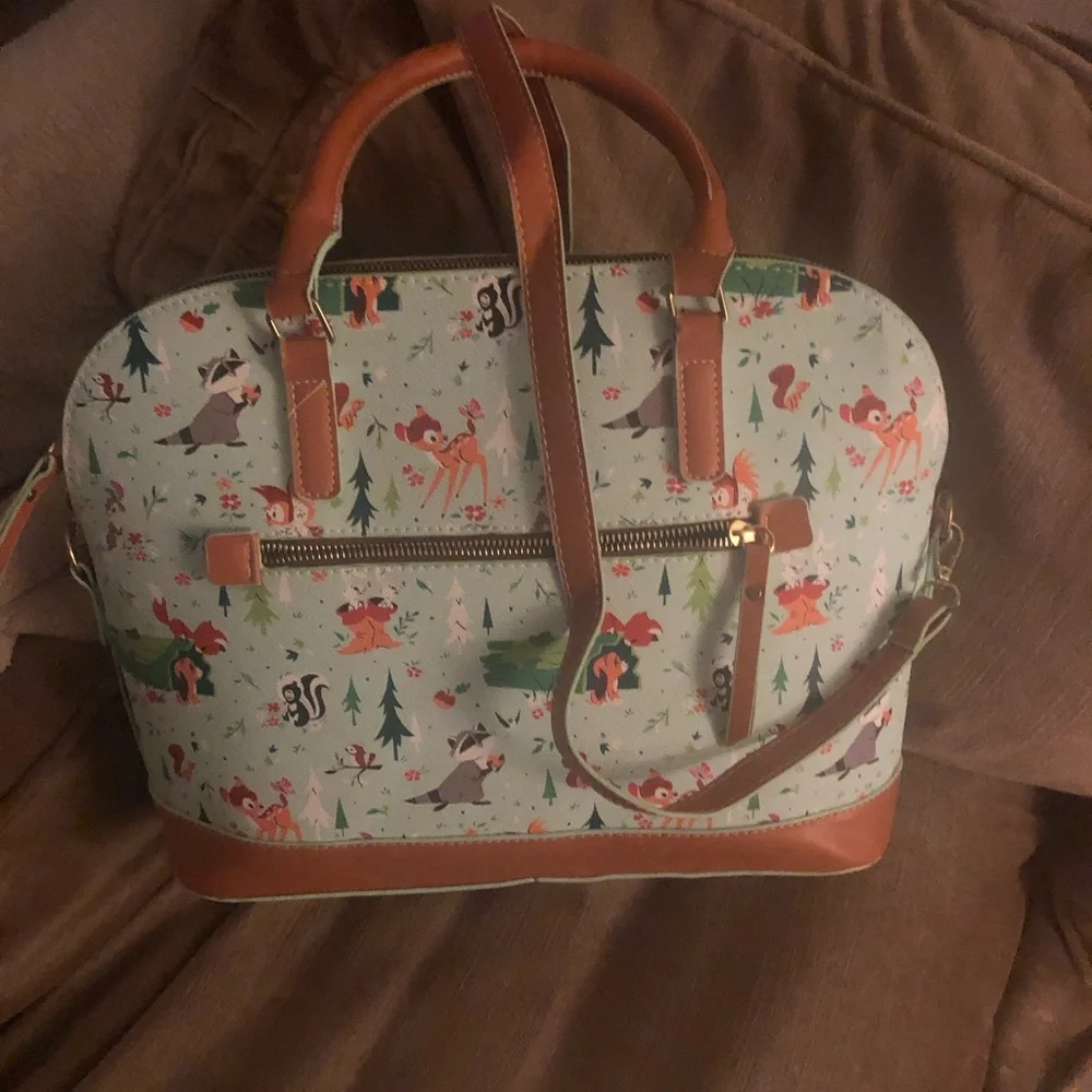 Forest Animal Print Satchel Bag - $65 or $50 w/offer